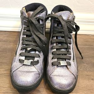 UGG Olive Glitter Gunmetal Sneakers - Women’s